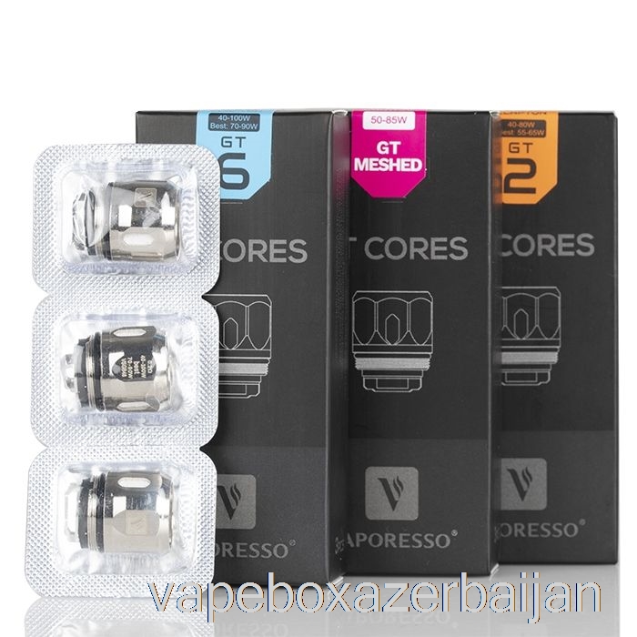 Vape Box Azerbaijan Vaporesso NRG GT Replacement Coils 0.15ohm GT 4 MESHED Coils